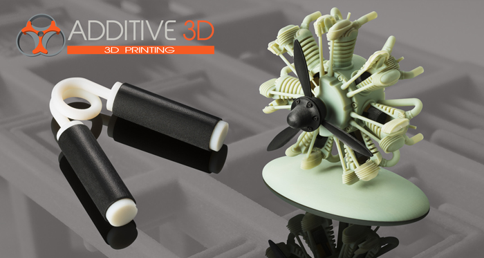 Prototipos propulsores impresos en 3D bi materia