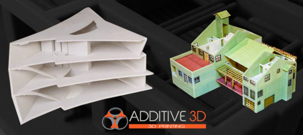 Maqueta edificio por impresión 3D
