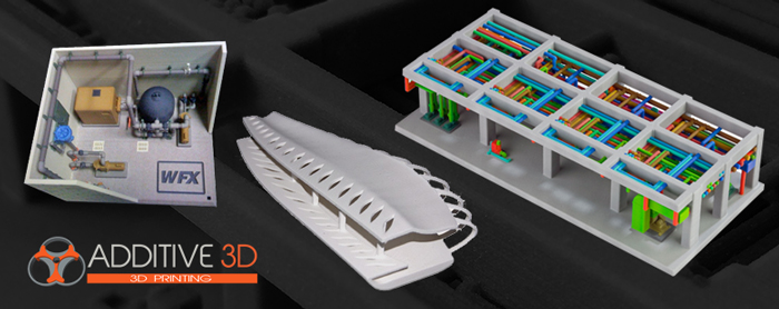 Maquetas plantas industriales impresión 3D Madrid